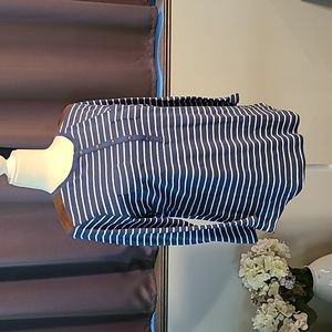 Chaps Striped Top - Ladies Large